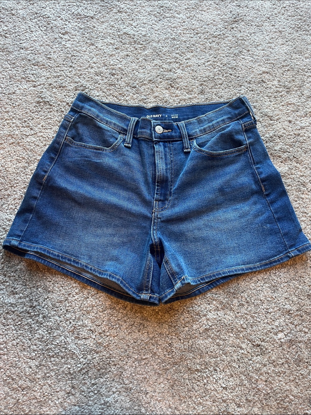Old Navy Blue Denim High-Rise WOW Women's Shorts